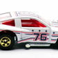 Hot Wheels 2012 - The Hot Ones - '76 Chevy Monza - White - Gold Basic Wheels - Metal/Metal - Lightning Fast Metal Racers