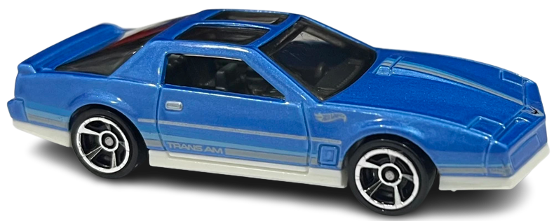 Hot Wheels 2023 - Collector # 180/250 - Muscle Mania 08/10 - '84 Pontiac Firebird - Blue - 'Trans Am' - USA