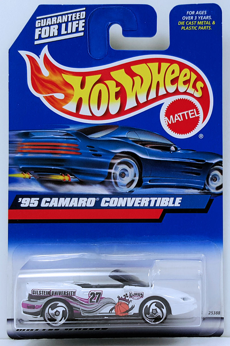 Hot Wheels 2000 - Collector # 179/250 - '95 Camaro Convertible - White - USA