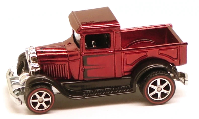 Hot Wheels 2009 - Classics Series 5 # 18/30 - '29 Ford Pickup - Spectraflame Red - Red Line 6 Spoke Real Ridiers - CHASE - Metal/Metal