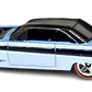 Hot Wheels 2008 - Since '68 / Muscle Cars # 10/10 - '64 Ford Falcon Sprint - Metallic Sliver Blue - 5 Spokes on Red Lines - Metal/Metal