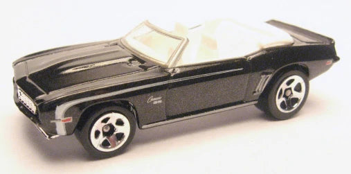 Hot Wheels 2006 - Collector # 021/223 - First Editions 21/38 - '69 Camaro - Metalflake Black - USA