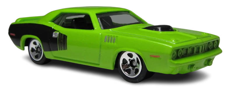 Hot Wheels 2012 - Collector # 048/247 - New Models 48/50 - '71 Hemi Cuda - Light Green - USA