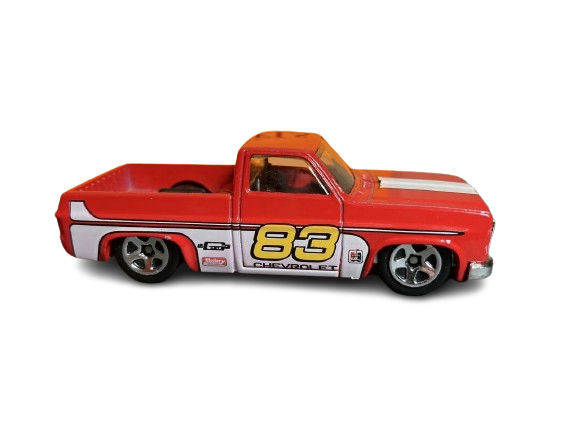 Hot Wheels 2018 - 50th Anniversary / Throwback Collection 03/10 - '83 Chevy Silverado - Red
