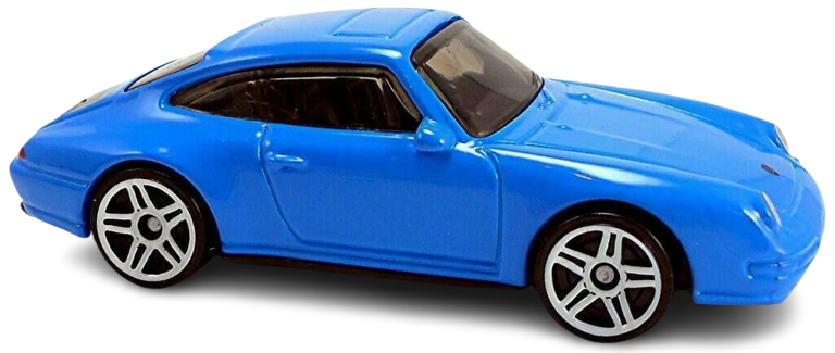 Hot Wheels 2019 - Collector # 155/250 - Nightburnerz 4/10 - New Models - '96 Porsche Carrera - Blue - FSC