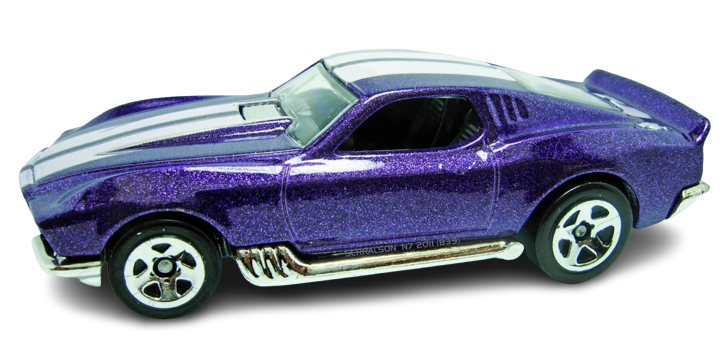 Hot Wheels 2011 - Collector # 034/244 - New Models 34/50 - Blvd. Bruiser - Metallic Purple - USA
