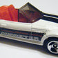 Hot Wheels 1998 - Collector # 890 - BMW M Roadster - White with Black Racing Stripes & "NICHOLAS LEASING - ROADSTER" Graphics on the Side - Small Hot Wheels Logo on Rear Fender - 3 Spokes - USA