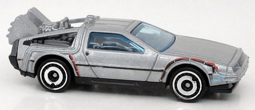 Hot Wheels 2022 - Collector # 167/250 - HW Screen Time 8/10 - Back to the Future Time Machine - Silver