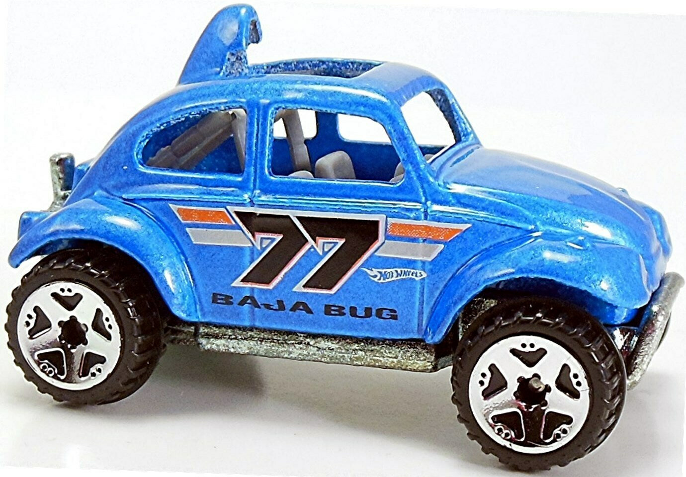 Hot Wheels 2005 - Collector # 161/183 - Baja Bug - Blue - '77' / Gray Interior - USA