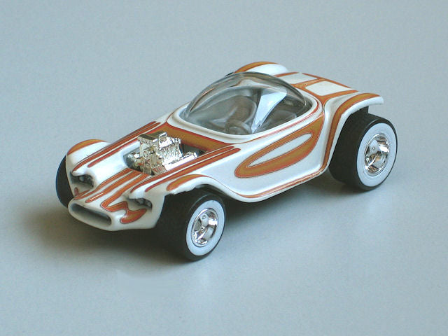 Hot Wheels 2003 - Hall of Fame / Legends - Ed 'Big Daddy' Roth / Beatnik Bandit - White - Real Riders