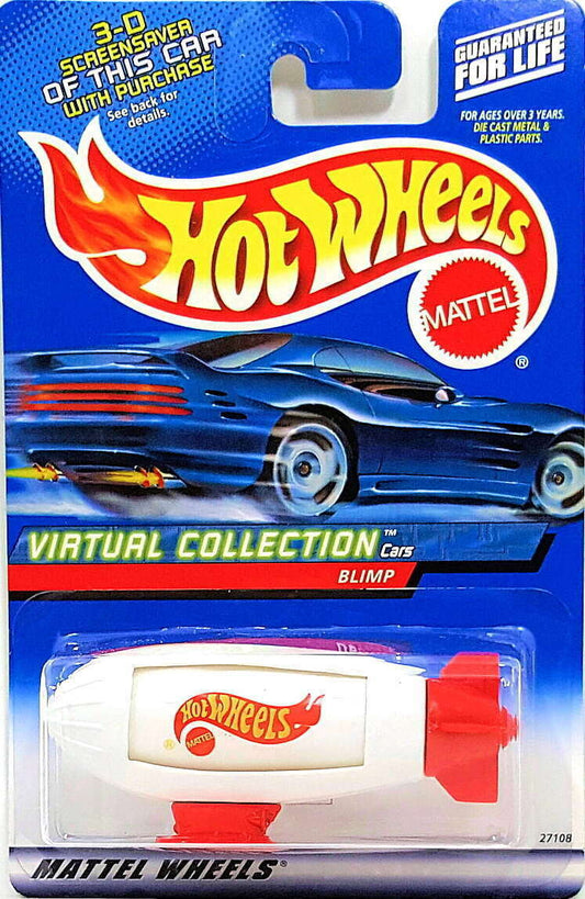 Hot Wheels 2000 - Collector # 142/250 - Virtual Collection - Blimp - White - USA