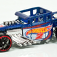 Hot Wheels 2012 - Collector # 180/247 - HW Racing 10/10 - Bone Shaker - Blue / # 2 - OH5SP Wheels - USA
