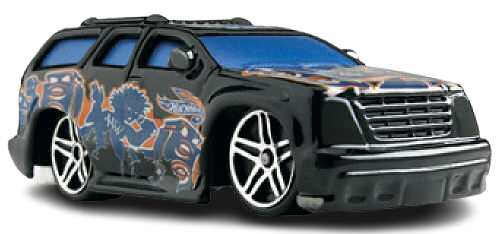 Hot Wheels 2004 - Collector # 145/212 - Crank Itz 03/05 - Cadillac Escalade - Black - USA '05