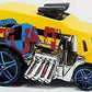 Hot Wheels 2013 - Collector # 077/250 - HW Stunt / Stunt Circuit - Cool-One - Yellow - Orange '13 Card