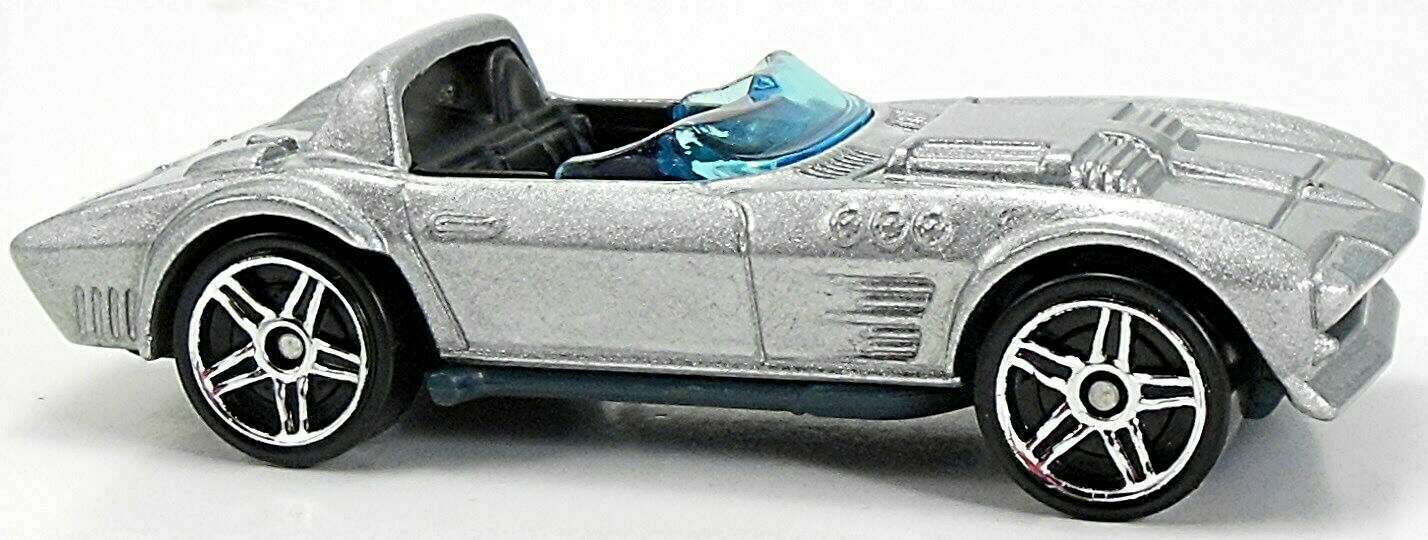 Hot Wheels 2015 - Collector # 179/250 - HW Race / Track Aces / New Models - Corvette Grand Sport Roadster - Silver