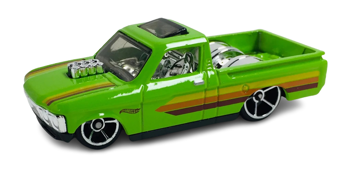 Hot Wheels 2019 - Collector # 030/250 - HW Hot Trucks 9/10 - Custom '72 Chevy LUV - Green - USA