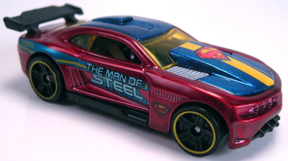 Hot Wheels Superman 3/6 - Custom '11 Camaro - Metallic Red - Kroger Exclusive