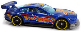 Hot Wheels 2020 - Collector # 222/250 - HW Race Team 4/5 - Custom '18 Ford Mustang GT - Blue / Joey Logano - USA