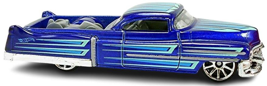 Hot Wheels 2019 - Collector # 106/250 - Rod Squad 6/10 - Custom '53 Cadillac - Dark Blue - USA