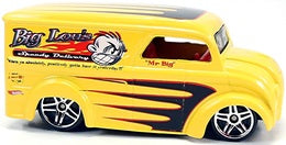 Hot Wheels 2001 - Collector # 199/240 - Dairy Delivery - Yellow / Big Lou's Speedy Delivery - China Base - USA Card