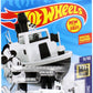 Hot Wheels 2021 - Collector # 193/250 - HW Screen Time 9/10 - New Models - Disney Steamboat (Mickey Mouse, Steamboat Willie) - White & Black - Paddles Rotate - USA Card with Mickey Mouse