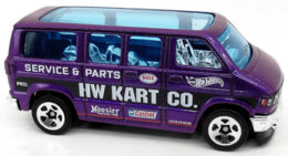 Hot Wheels 2022 - Collector # 055/250 - HW Metro 6/10 - Dodge Van - Purple / HW Kart Co.