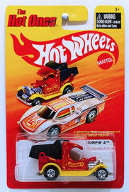 Hot Wheels 2012 - The Hot Ones - Dumpin' A - Red, Yellow & Black - Basic Wheels - Metal/Metal - Lightning Fast Metal Racers