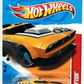 Hot Wheels 2012 - Collector # 197/247 - Thrill Racers / City Stunt - Fast Fish - Yellow / #03 / 'Stunt Team' - USA