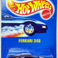 Hot Wheels 1996 - Collector # 226 - Ferrari 348 - Black - 7 Spokes