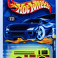 Hot Wheels 2001 - Collector # 237/240 - Fire-Eater (Fire Engine) - Day-Glo Yellow - 5 Dots - USA Card