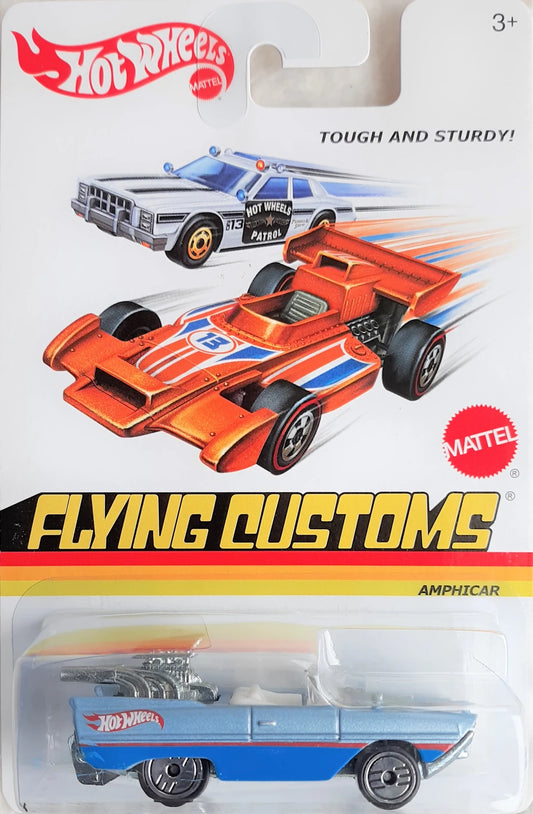 Hot Wheels 2013 - Flying Customs / Mix 2 - Amphicar - Metallic Blue - UH Wheels - Metal/Metal - Target Exclusive