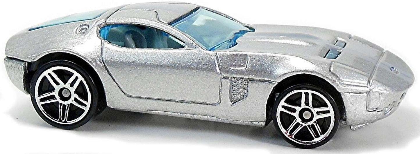 Hot Wheels 2005 - Collectors # 016/183 - First Editions/Realistix 16/20 - Ford Shelby GR-1 Concept - Silver - PR5 Wheels - Short Card