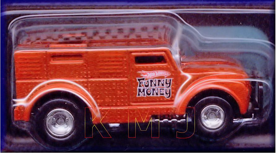 Hot Wheels 2009 - HWC / RLC Exclusive - sELECTIONs Series # 4/4 - Funny Money - Spectraflame Orange - Metal/Metal & Real Riders - Limited to 3,712 - Kar Keeper