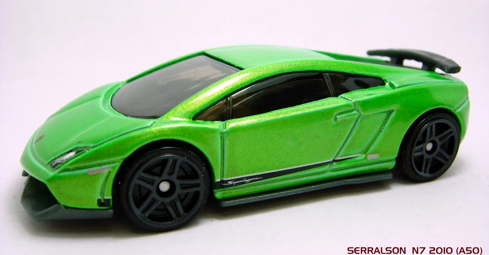 Hot Wheels 2011 - Collector # 009/244 - HW Premiere 9/50 - Lamborghini Gallardo LP 570-4 Superleggera - Green - SC