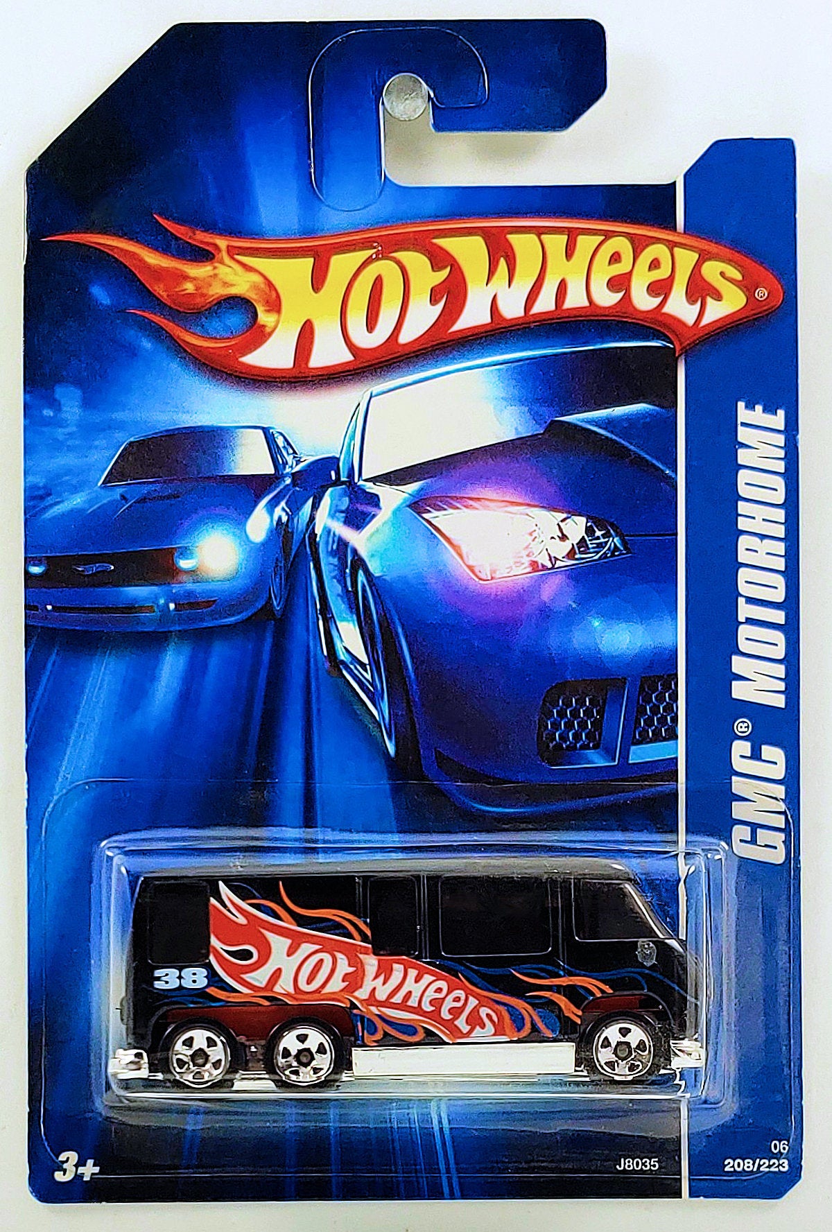 Hot Wheels 2006 - Collector # 208/223 - GMC Motorhome - Black / Red HW Logo - USA '07
