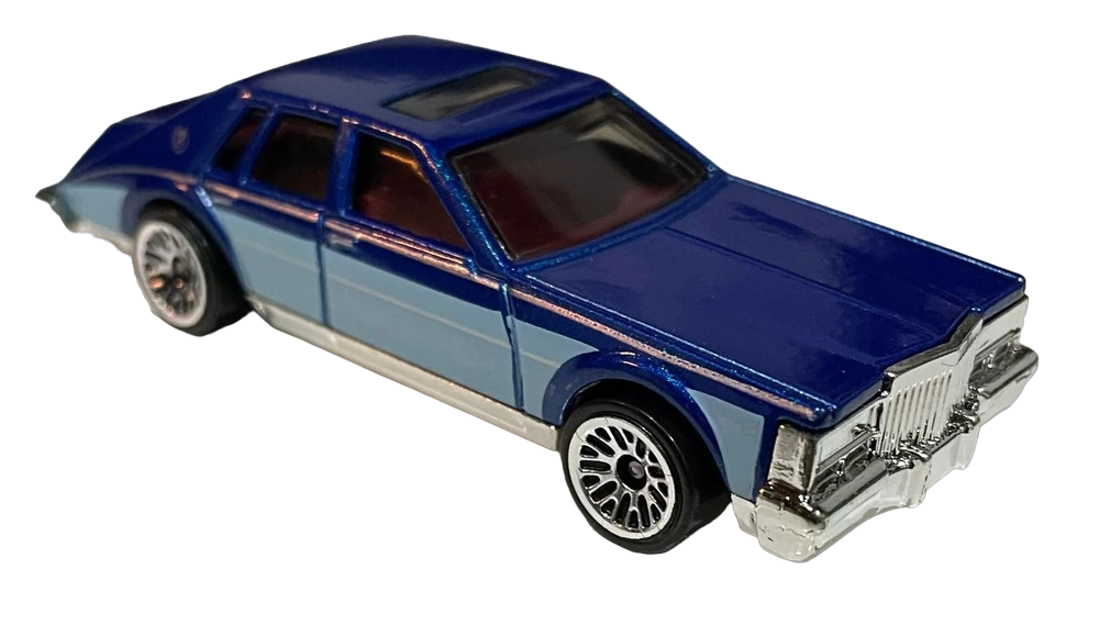 Hot Wheels 2023 - Collector # 075/250 - HW: The '80s 07/10 - '82 Cadillac Seville - Dark Blue - USA