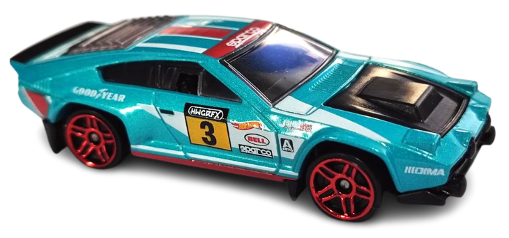 Hot Wheels 2023 - Collector # 005/250 - Retro Racers 2/10 - Dimachinni Veloce - Teal - IC