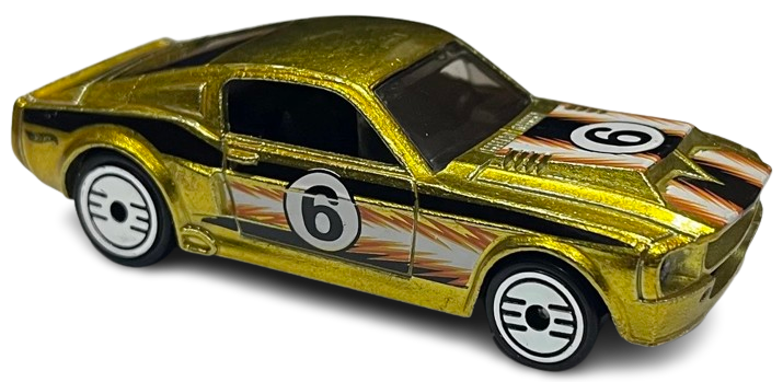 Hot Wheels 2023 - Ultra Hots 3/8 - '67 Shelby GT-500 - Spectraflame Gold / # 6 - UH Wheels - Target Exclusive