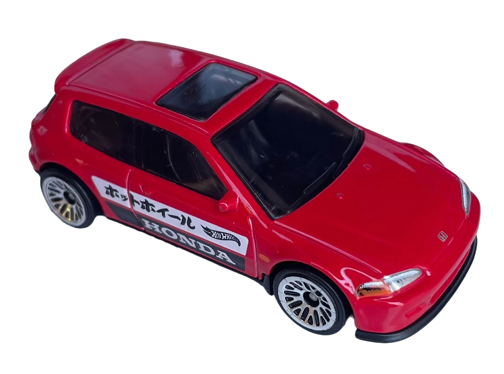 Hot Wheels 2024 - Collector # 095/250 - HW J-Imports 04/10 - '92 Honda  Civic EG - Red - USA