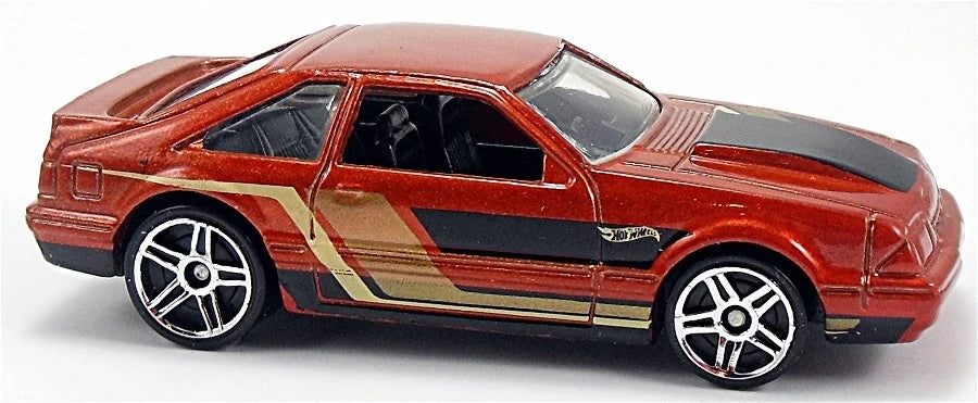 Hot Wheels 2014 - Mustang 50 Years Series 04/08 - '92 Ford Mustang - Orange - Walmart Exclusive - USA