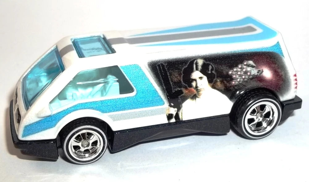 Hot Wheels 2015 - Pop Culture / Star Wars - Dream Van XGW Panel - White / Princess Leia Graphics - Metal/Metal & Real Riders