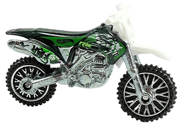 Hot Wheels 2013 - Collector # 097/250 - HW Stunt: HW Moto - HW450F - Green - USA