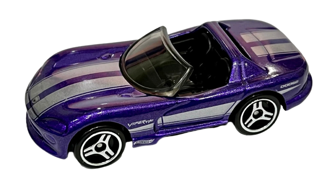 Hot Wheels 2023 - Collector # 131/250 - HW Roadsters 7/10 - Dodge Viper RT/10 - Purple - USA