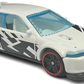 Hot Wheels 2023 - Collector # 172/250 - HW Drag Strip 07/10 - Honda Civic Custom - White - Black Decals / ホットホ ィール (Hot Wheels in Japanese) - USA