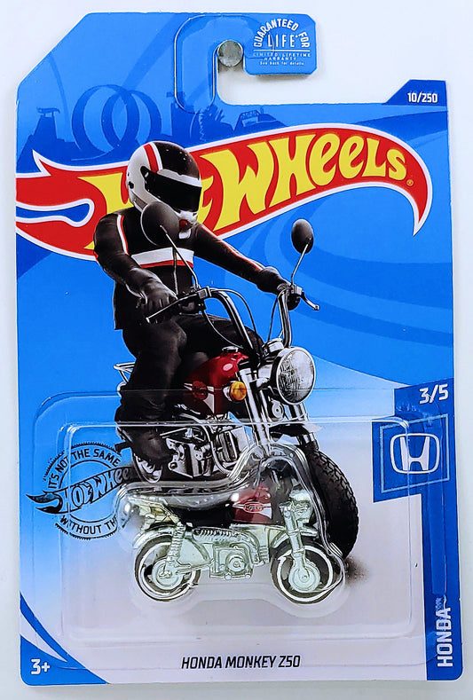Hot Wheels 2020 - Collector # 010/250 - Honda Series 3/5 - Honda Monkey Z50 - Red - USA Card