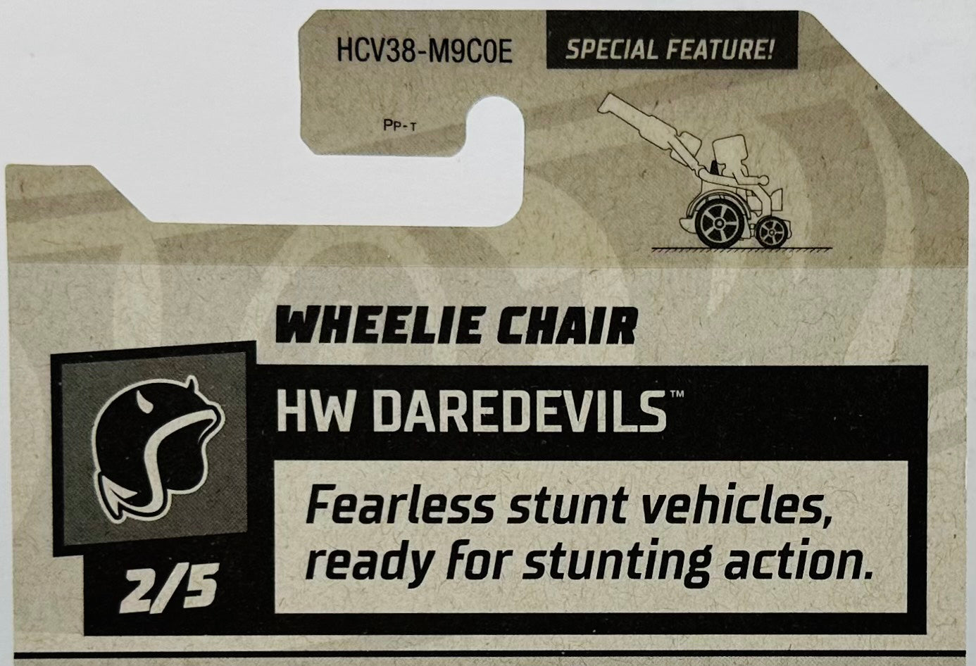 Hot Wheels 2022 - Collector # 096/250 - HW Daredevils 02/05 - Wheelie Chair - Green - 'Aaron "Wheelz" Fotheringham' - USA AWH