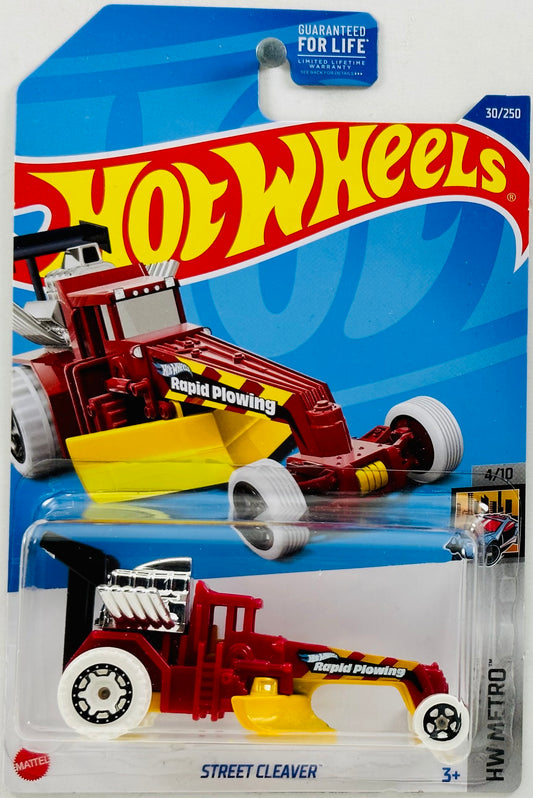 Hot Wheels 2022 - Collector # 030/250 - HW Metro 04/10 - Street Cleaver - Red - USA