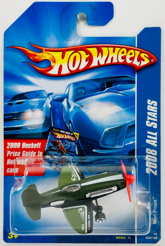 Hot Wheels 2008 - Collector # 054/196 - All Stars 14/36 - Mad Propz - Olive Green - USA