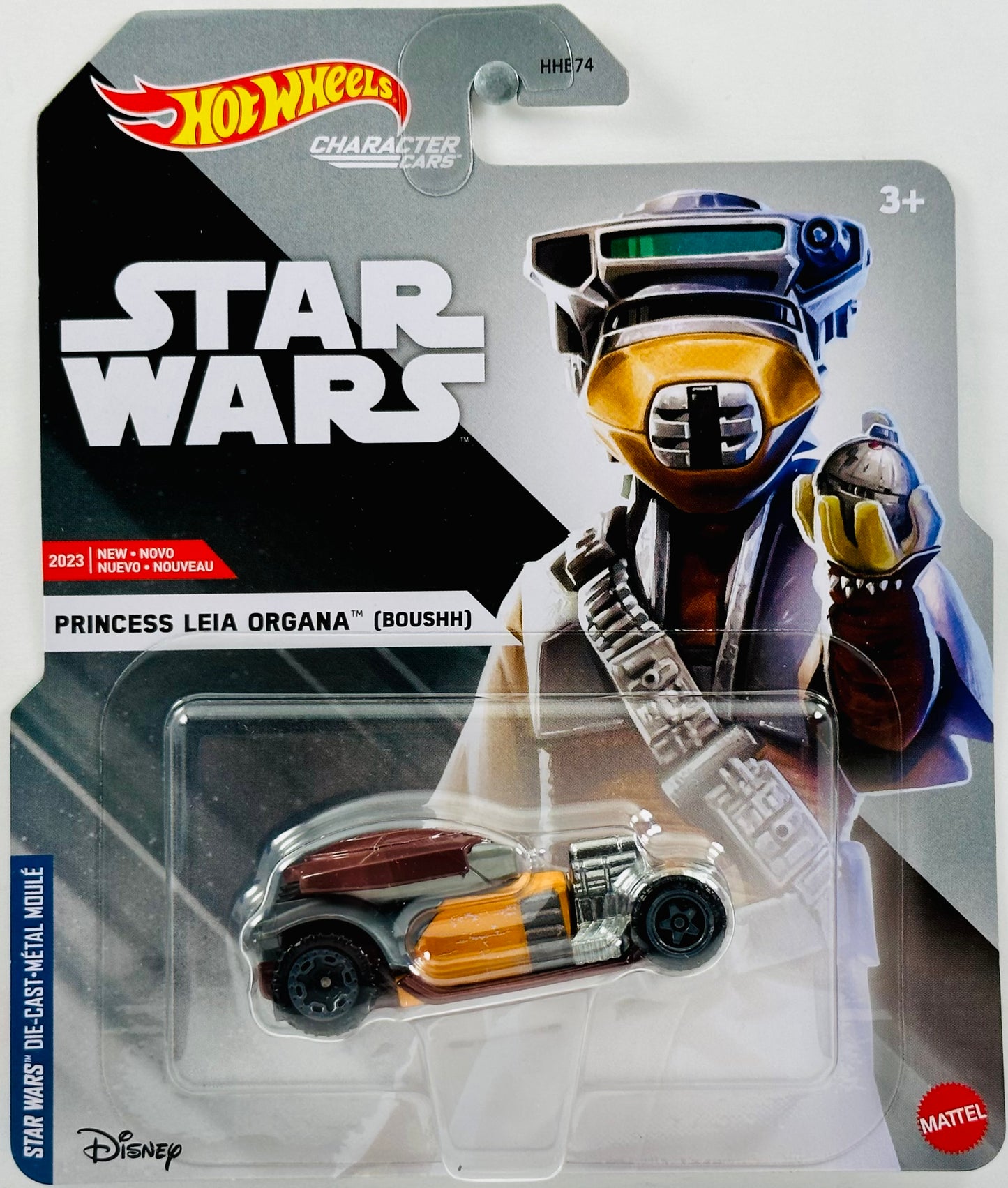 Hot Wheels 2023 - Character Cars / Star Wars - New - Princess Leia Organa (Boushh) - Orange