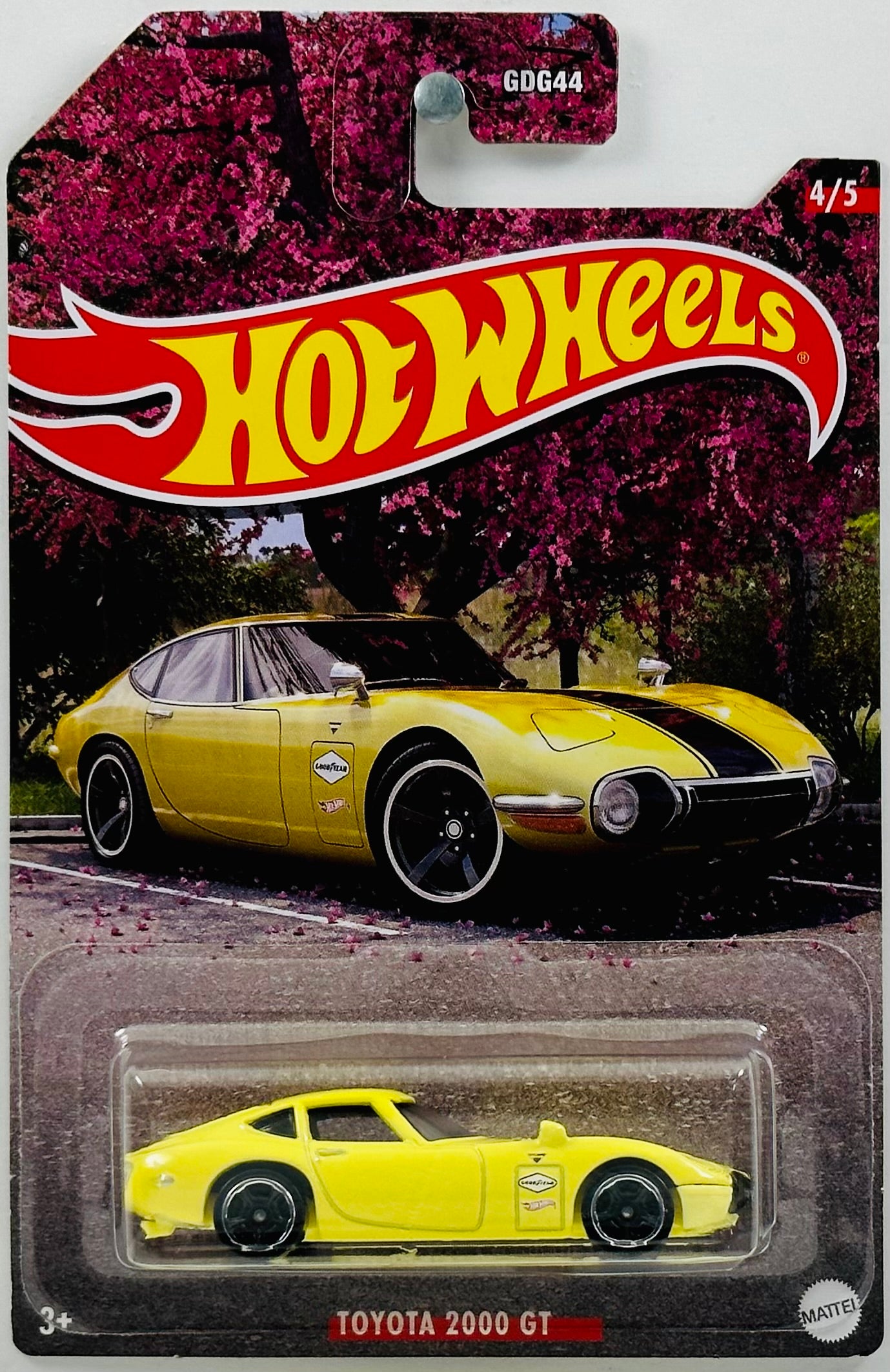 Hot Wheels 2023 - Theme Series / Japanese Classics 04/05 - Toyota 2000 GT - Pale Yellow - Black Racing Stripe